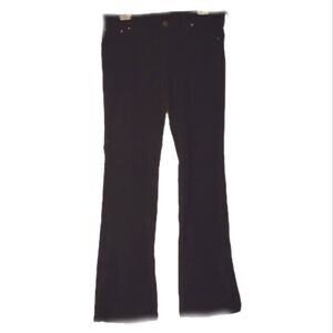 Black Flared Courdory Pants